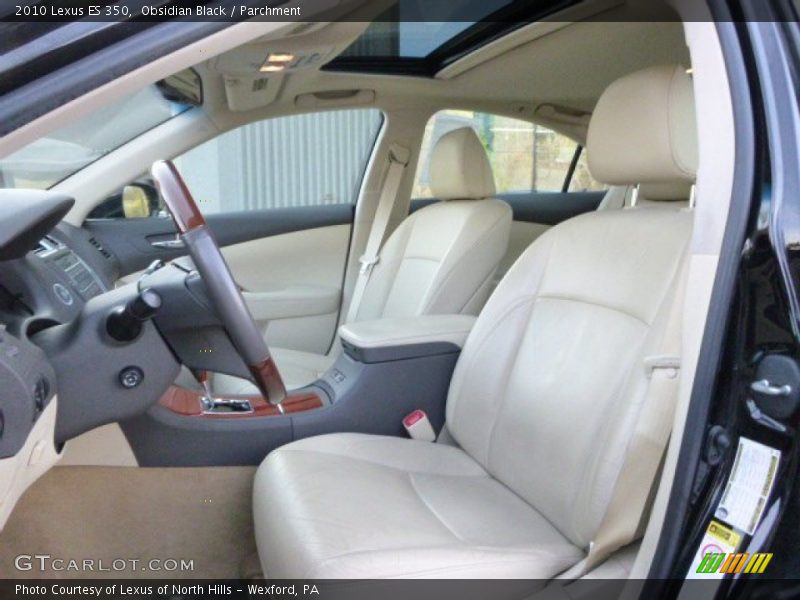 Obsidian Black / Parchment 2010 Lexus ES 350