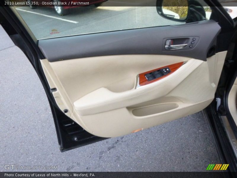 Obsidian Black / Parchment 2010 Lexus ES 350