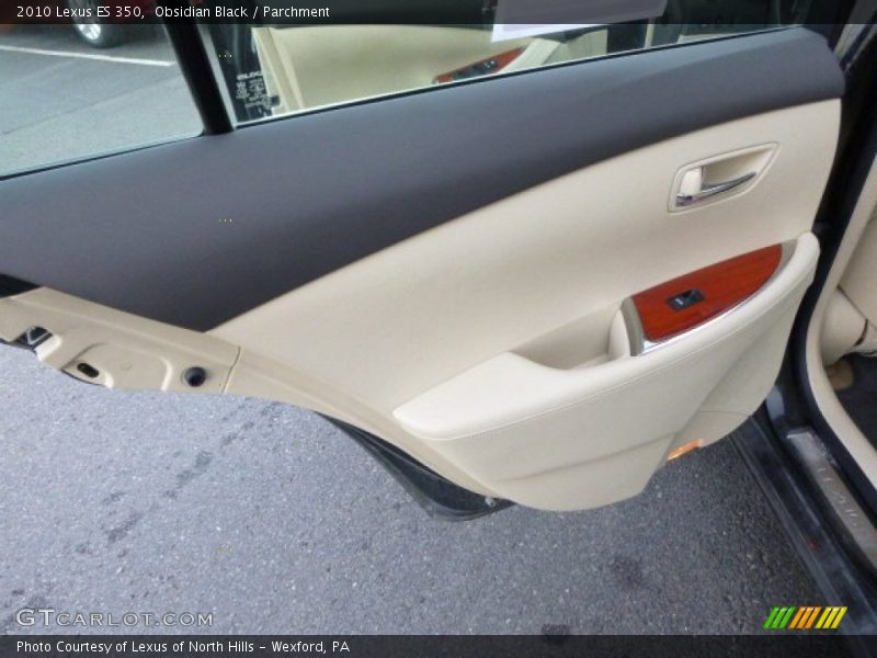 Obsidian Black / Parchment 2010 Lexus ES 350