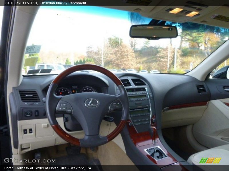 Obsidian Black / Parchment 2010 Lexus ES 350
