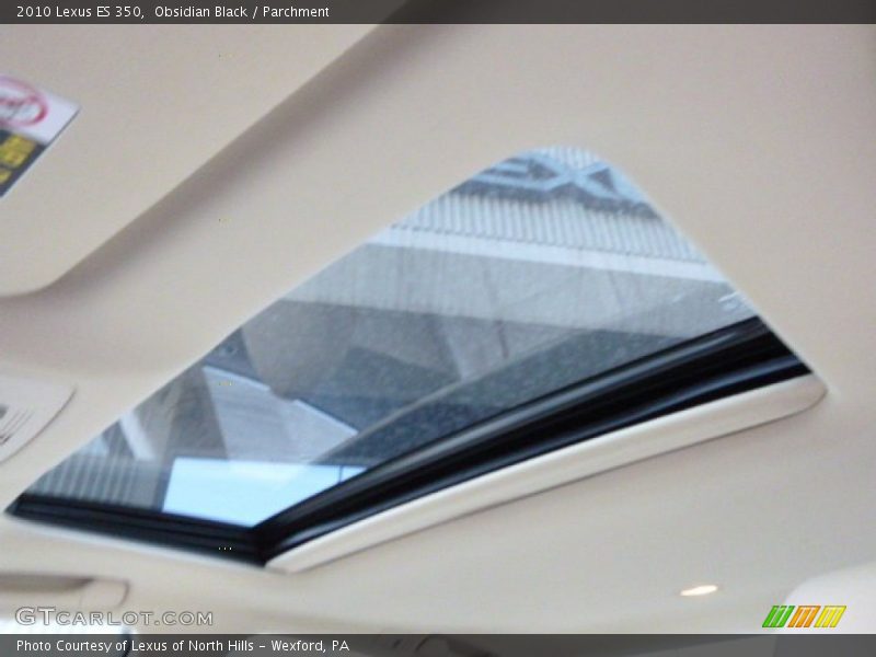 Obsidian Black / Parchment 2010 Lexus ES 350