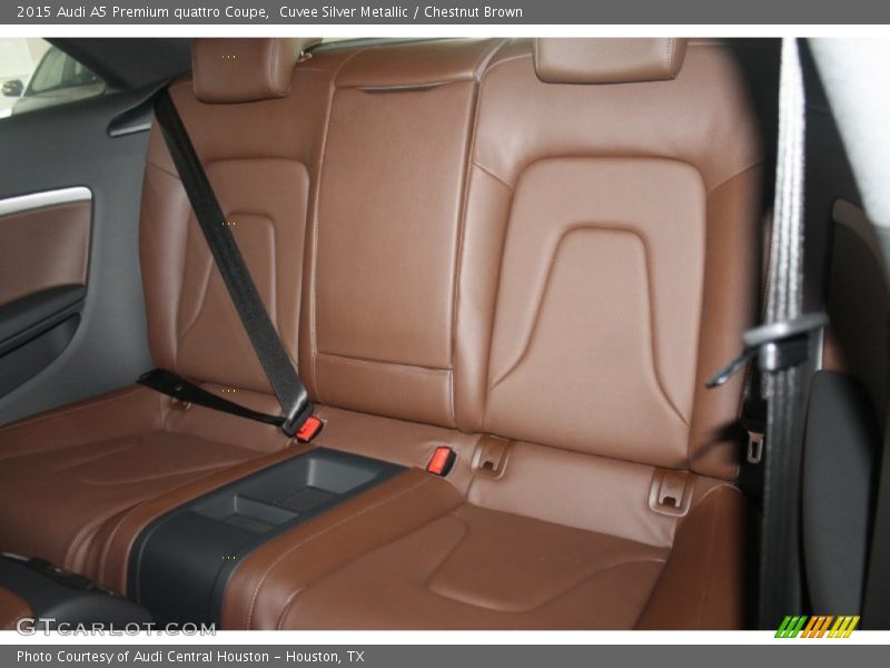 Cuvee Silver Metallic / Chestnut Brown 2015 Audi A5 Premium quattro Coupe