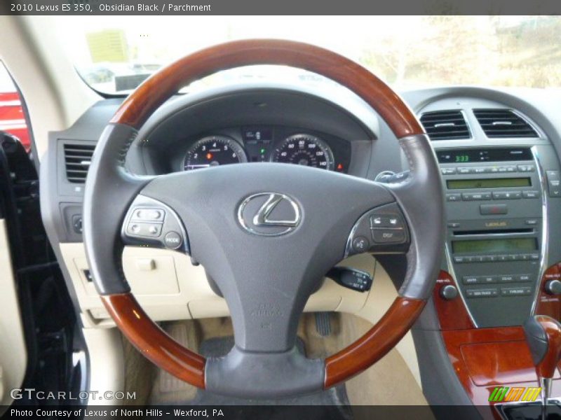 Obsidian Black / Parchment 2010 Lexus ES 350