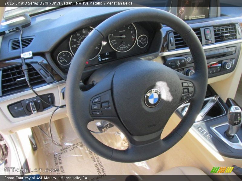 Mojave Metallic / Venetian Beige 2015 BMW 3 Series 320i xDrive Sedan