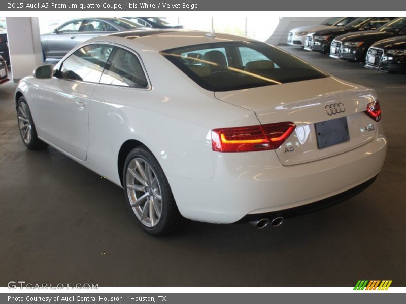Ibis White / Velvet Beige 2015 Audi A5 Premium quattro Coupe