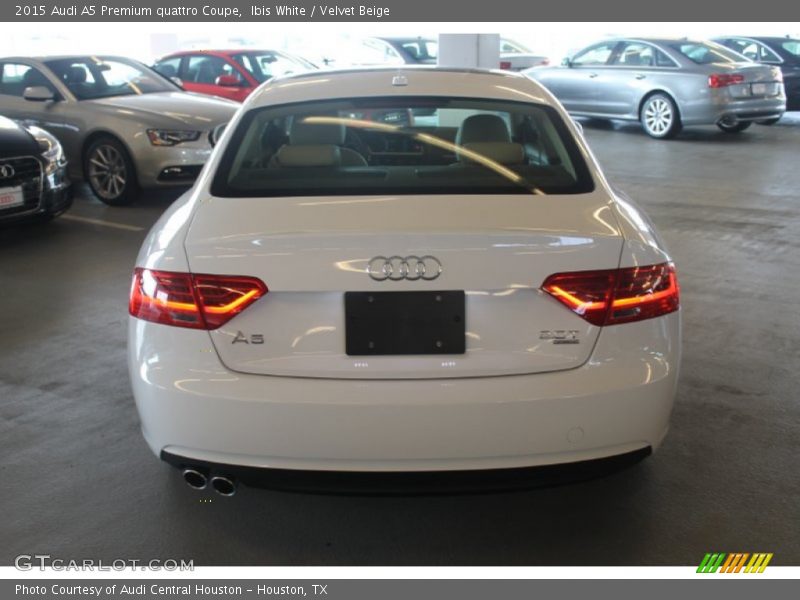 Ibis White / Velvet Beige 2015 Audi A5 Premium quattro Coupe
