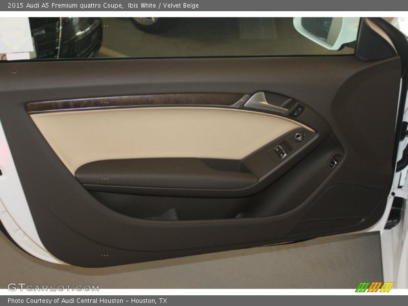 Ibis White / Velvet Beige 2015 Audi A5 Premium quattro Coupe