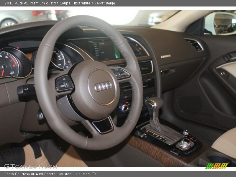 Ibis White / Velvet Beige 2015 Audi A5 Premium quattro Coupe