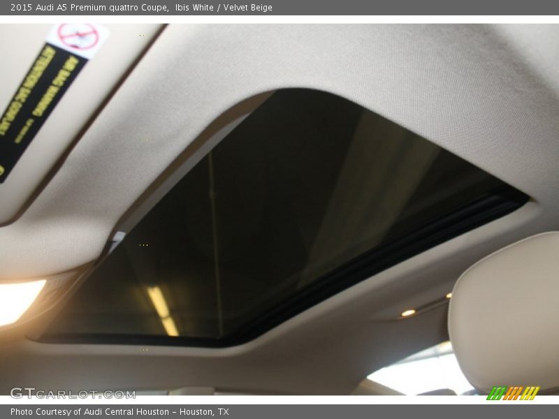 Ibis White / Velvet Beige 2015 Audi A5 Premium quattro Coupe