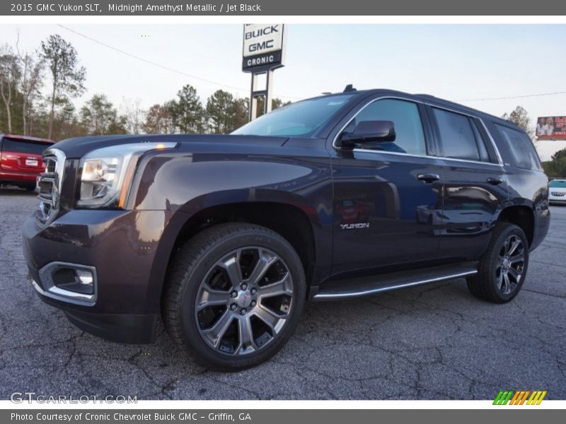 Midnight Amethyst Metallic / Jet Black 2015 GMC Yukon SLT