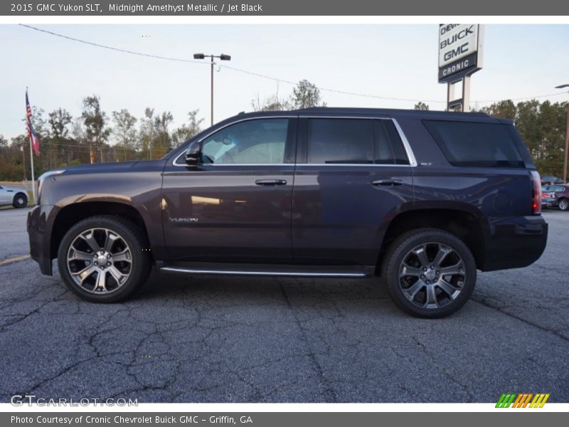 Midnight Amethyst Metallic / Jet Black 2015 GMC Yukon SLT