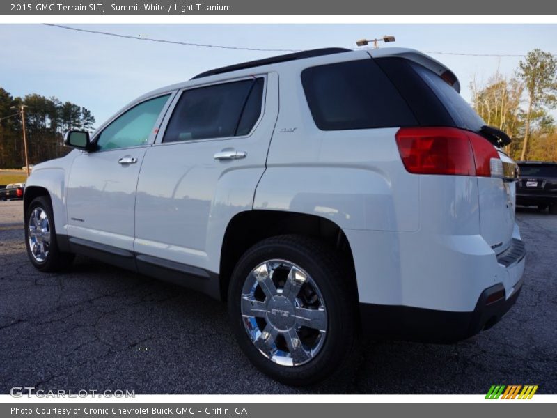 Summit White / Light Titanium 2015 GMC Terrain SLT