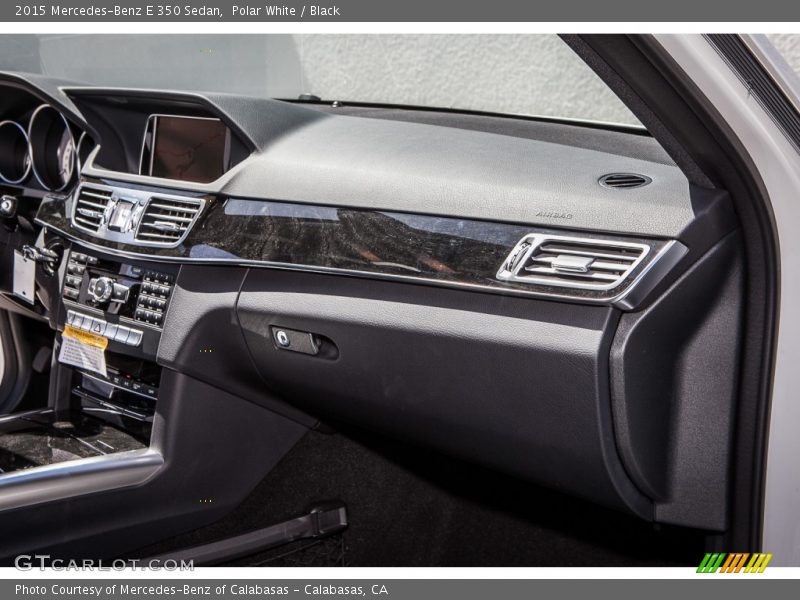 Polar White / Black 2015 Mercedes-Benz E 350 Sedan