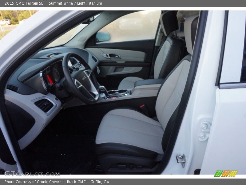 Summit White / Light Titanium 2015 GMC Terrain SLT