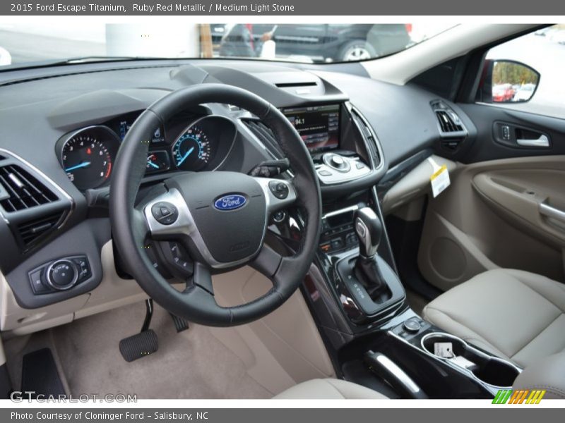 Medium Light Stone Interior - 2015 Escape Titanium 