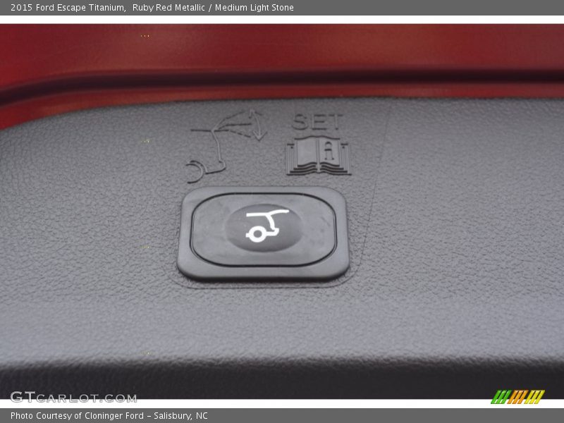 Ruby Red Metallic / Medium Light Stone 2015 Ford Escape Titanium