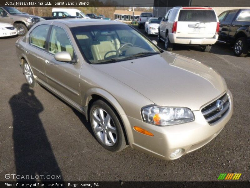 Sunlit Sand / Blond 2003 Nissan Maxima GLE
