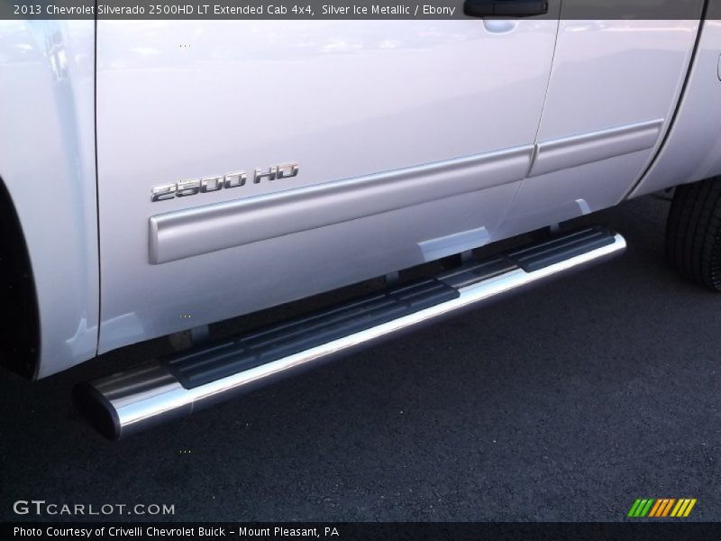 Silver Ice Metallic / Ebony 2013 Chevrolet Silverado 2500HD LT Extended Cab 4x4