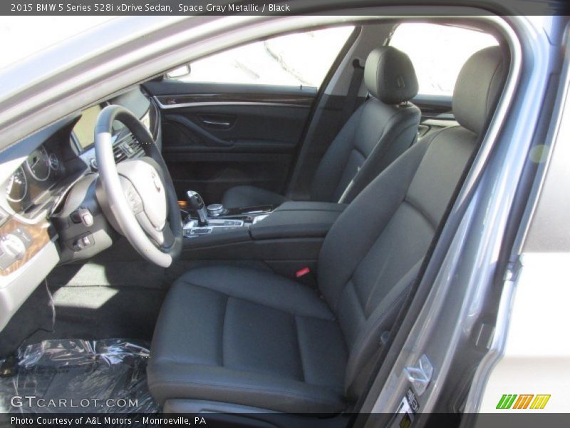 Space Gray Metallic / Black 2015 BMW 5 Series 528i xDrive Sedan