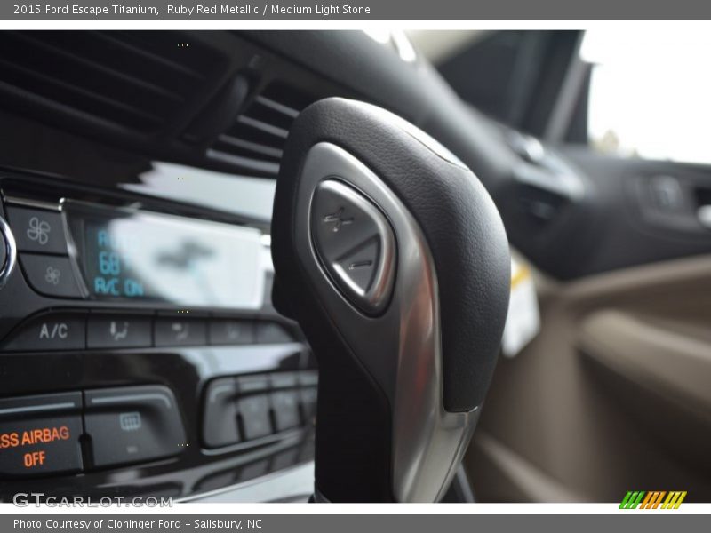 Ruby Red Metallic / Medium Light Stone 2015 Ford Escape Titanium