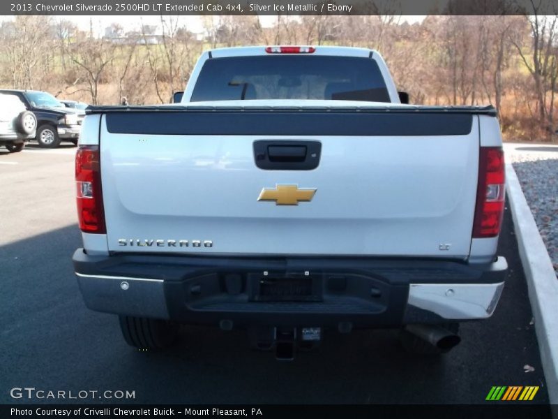 Silver Ice Metallic / Ebony 2013 Chevrolet Silverado 2500HD LT Extended Cab 4x4