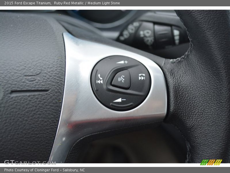 Ruby Red Metallic / Medium Light Stone 2015 Ford Escape Titanium