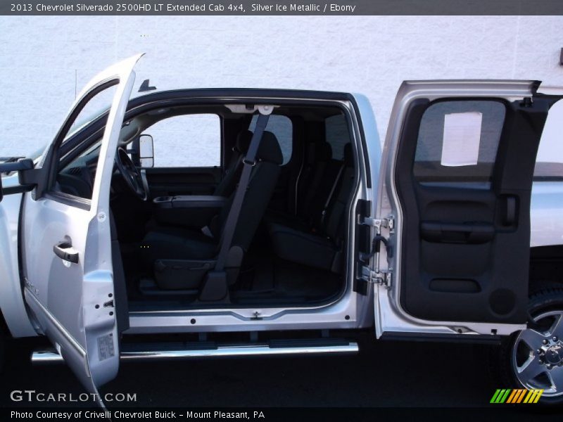 Silver Ice Metallic / Ebony 2013 Chevrolet Silverado 2500HD LT Extended Cab 4x4