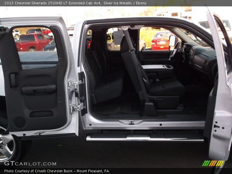 Silver Ice Metallic / Ebony 2013 Chevrolet Silverado 2500HD LT Extended Cab 4x4