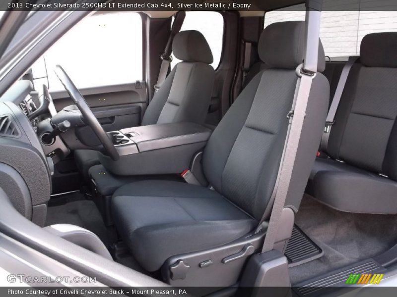 Silver Ice Metallic / Ebony 2013 Chevrolet Silverado 2500HD LT Extended Cab 4x4