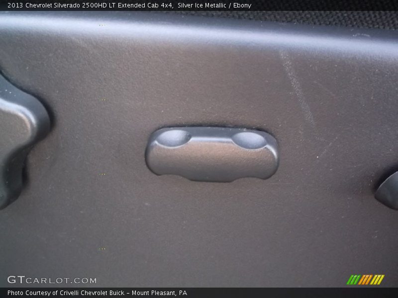 Silver Ice Metallic / Ebony 2013 Chevrolet Silverado 2500HD LT Extended Cab 4x4