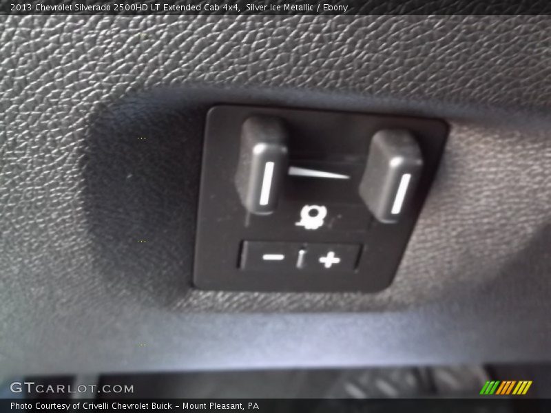 Silver Ice Metallic / Ebony 2013 Chevrolet Silverado 2500HD LT Extended Cab 4x4