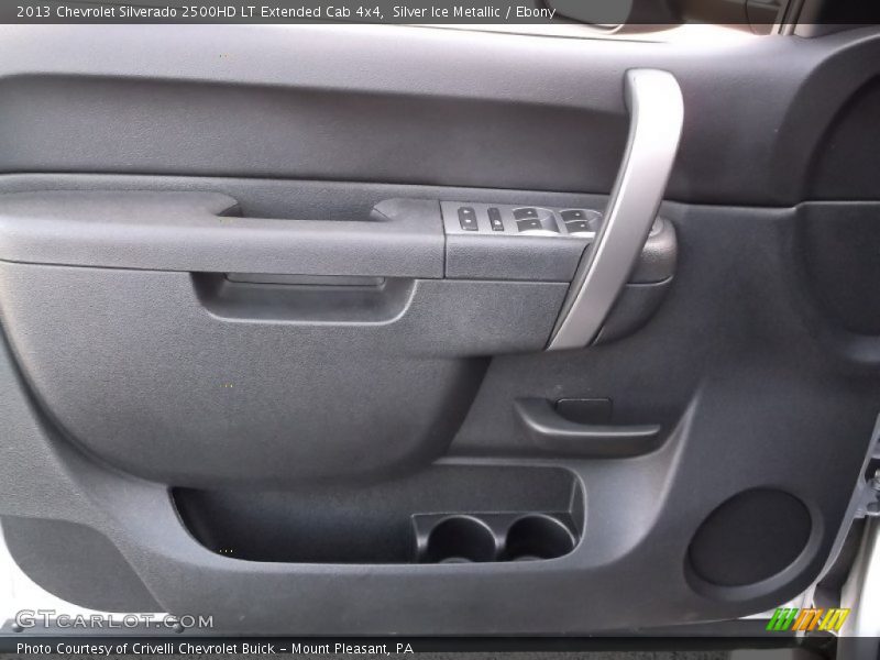 Silver Ice Metallic / Ebony 2013 Chevrolet Silverado 2500HD LT Extended Cab 4x4