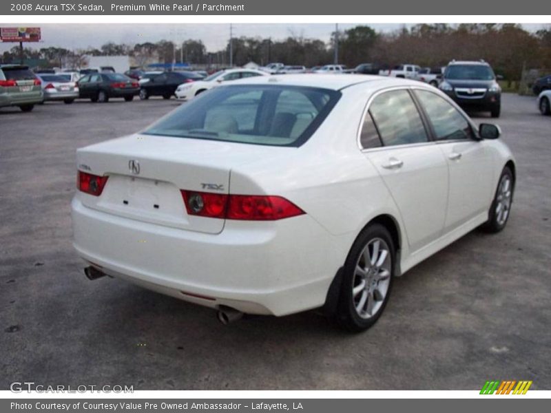 Premium White Pearl / Parchment 2008 Acura TSX Sedan