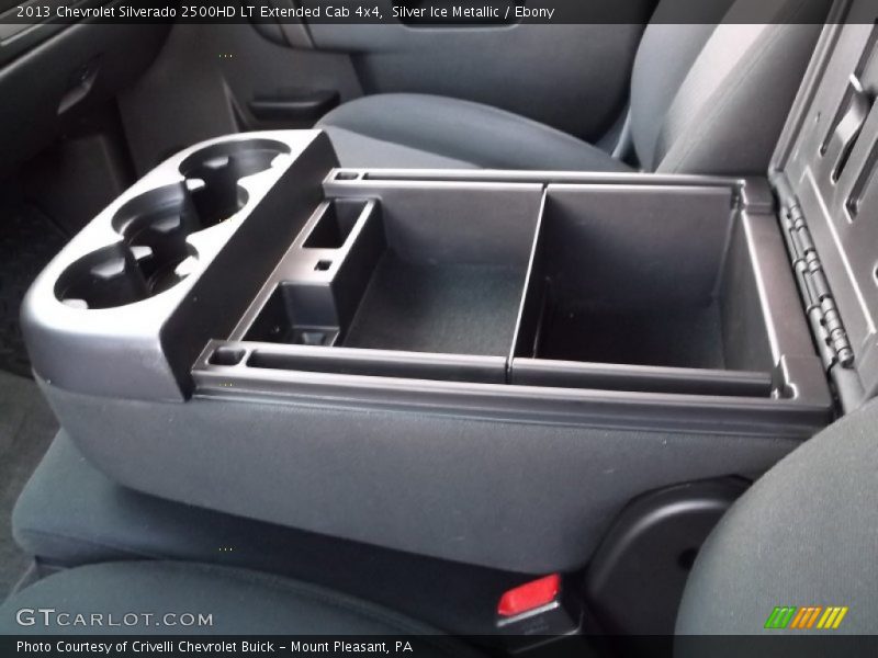 Silver Ice Metallic / Ebony 2013 Chevrolet Silverado 2500HD LT Extended Cab 4x4