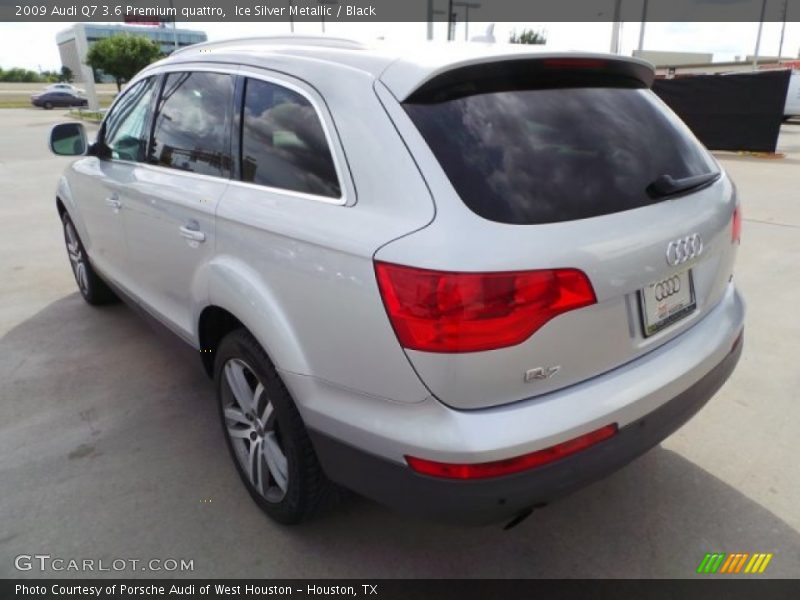 Ice Silver Metallic / Black 2009 Audi Q7 3.6 Premium quattro