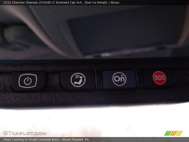 Silver Ice Metallic / Ebony 2013 Chevrolet Silverado 2500HD LT Extended Cab 4x4