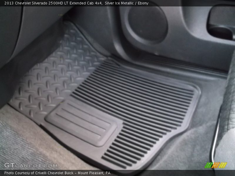 Silver Ice Metallic / Ebony 2013 Chevrolet Silverado 2500HD LT Extended Cab 4x4