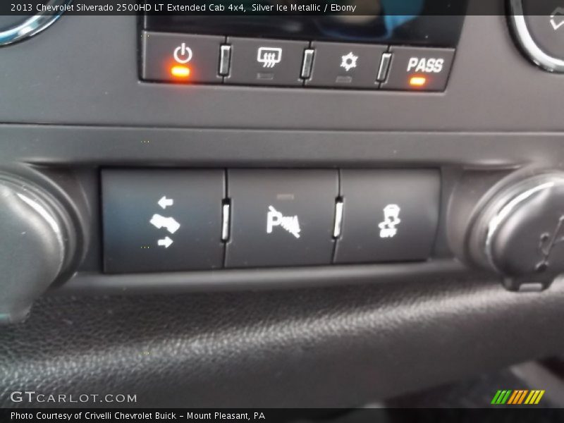 Silver Ice Metallic / Ebony 2013 Chevrolet Silverado 2500HD LT Extended Cab 4x4