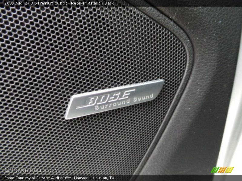 Ice Silver Metallic / Black 2009 Audi Q7 3.6 Premium quattro