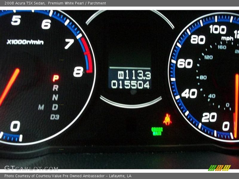 Premium White Pearl / Parchment 2008 Acura TSX Sedan
