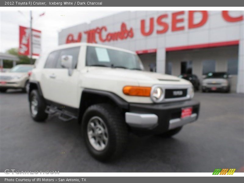 Iceberg White / Dark Charcoal 2012 Toyota FJ Cruiser