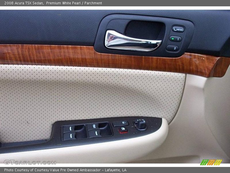 Premium White Pearl / Parchment 2008 Acura TSX Sedan