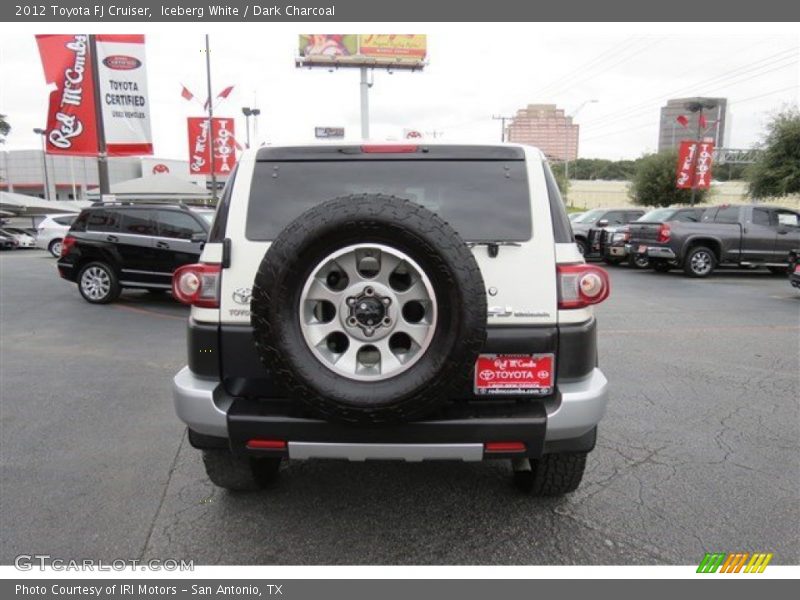 Iceberg White / Dark Charcoal 2012 Toyota FJ Cruiser