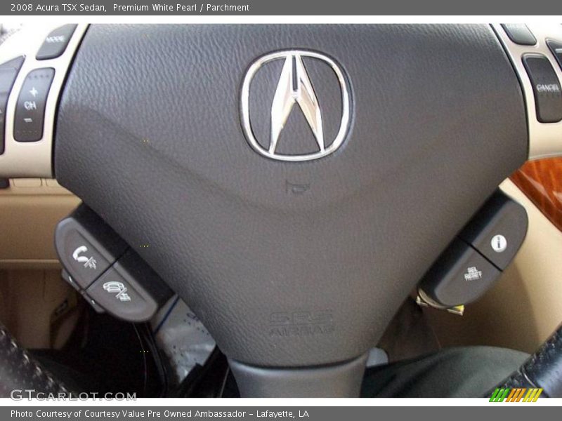 Premium White Pearl / Parchment 2008 Acura TSX Sedan