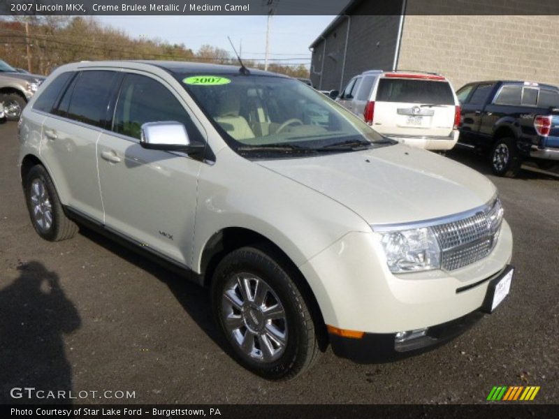 Creme Brulee Metallic / Medium Camel 2007 Lincoln MKX