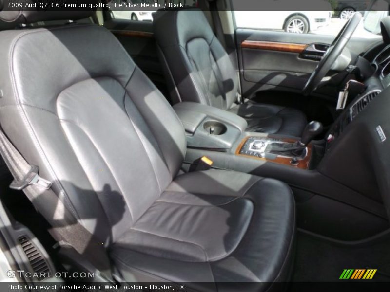 Ice Silver Metallic / Black 2009 Audi Q7 3.6 Premium quattro