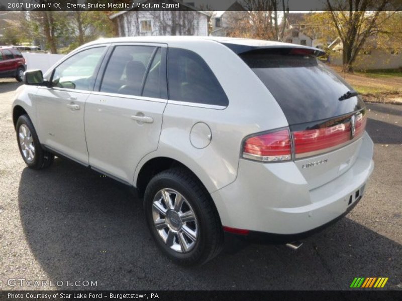 Creme Brulee Metallic / Medium Camel 2007 Lincoln MKX