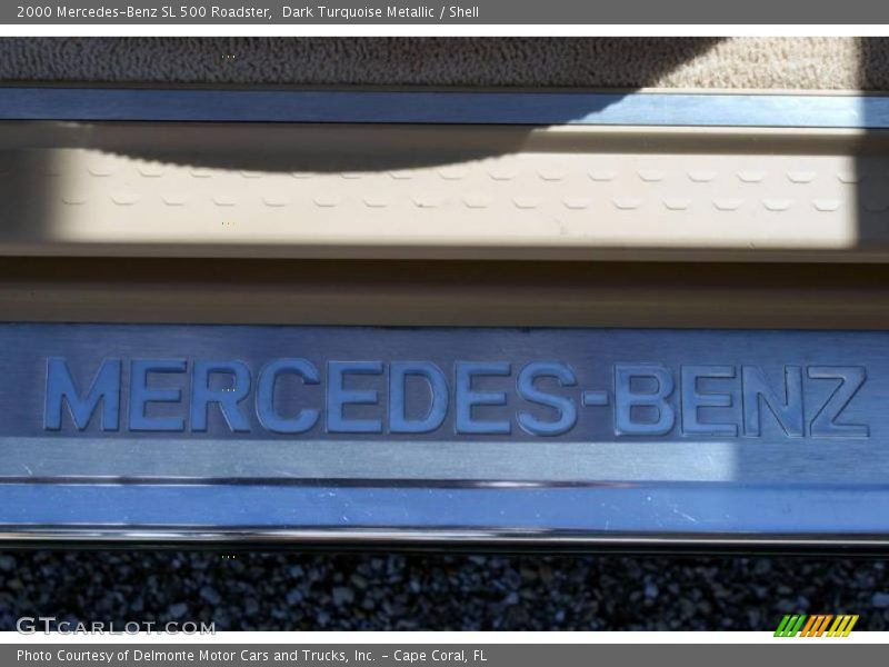 Dark Turquoise Metallic / Shell 2000 Mercedes-Benz SL 500 Roadster
