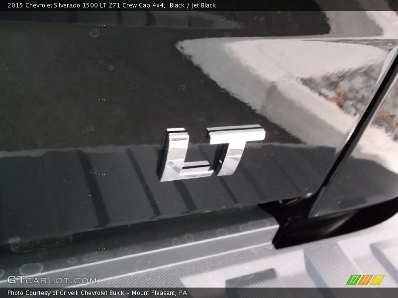 Black / Jet Black 2015 Chevrolet Silverado 1500 LT Z71 Crew Cab 4x4