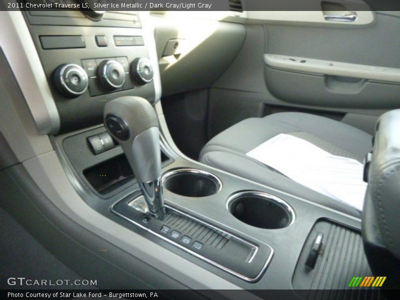 Silver Ice Metallic / Dark Gray/Light Gray 2011 Chevrolet Traverse LS